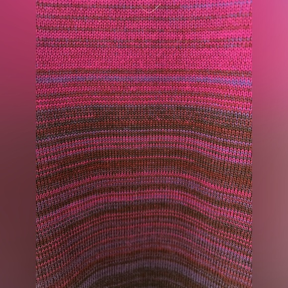 Ruby Rd. Women's Purple & Orange Stripe Knit Cardigan Sweater Size 2X EUC - Picture 6 of 8